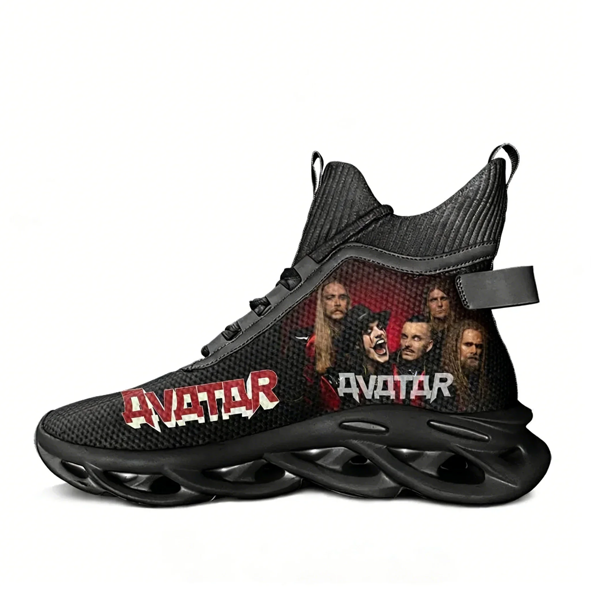 Avatar Rock Band High Top Flats Sneakers Mens Womens Sports Hiking Travel Shoes Running Shoes Travel Custom Shoes