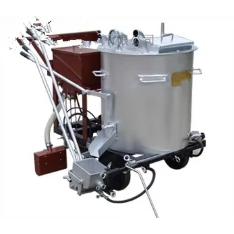 Máquina de marcação de estrada de derretimento quente linha de marca de estrada máquina de pintura de carro marcação de estrada veículo máquina de escrita de derretimento quente