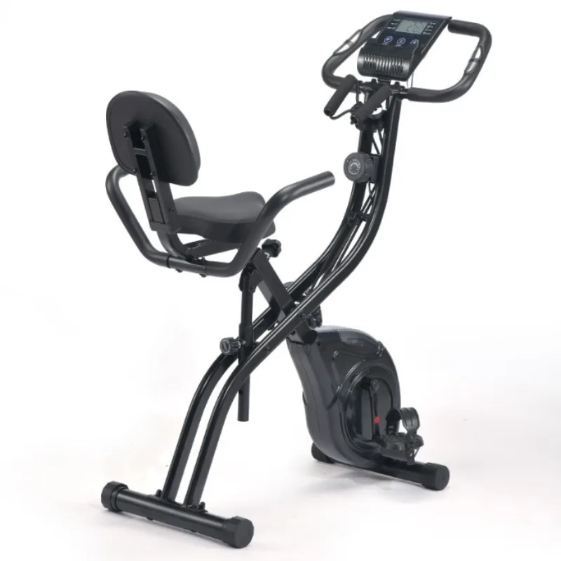Home-use Magnetron Silent Folding LCD Exercise Bike