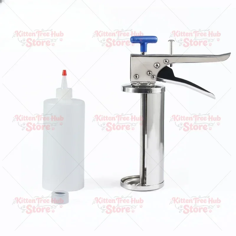 Stainless Steel Burger Sauce Gun Salad Dressing Dispenser 10g 20g Hamburger Jam Filler Bottle Squeezer Burgers Shop Equipment