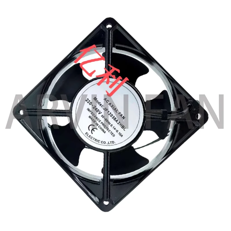 Ventilateur de serveur à 2 fils, JF12038A2HBL, AC 220-240V, 120x120x38mm