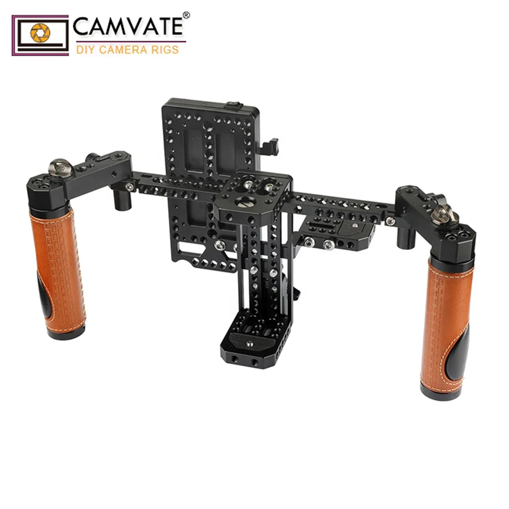 CAMVATE Camera Director's Monitor Cage Rig With Handle Grips & Neck Strap