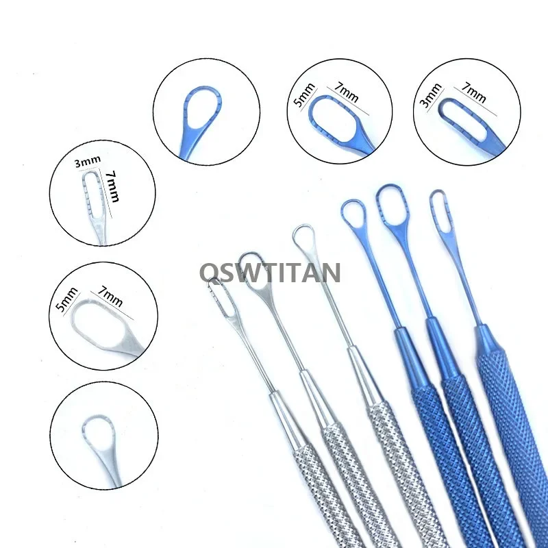 DESMARRES Lid Retractors Chalazion Curette Phaco Chopper Pigtail Probe Ophthalmic Hook Kansas Lens Loop Kansas Nucleus Bisector