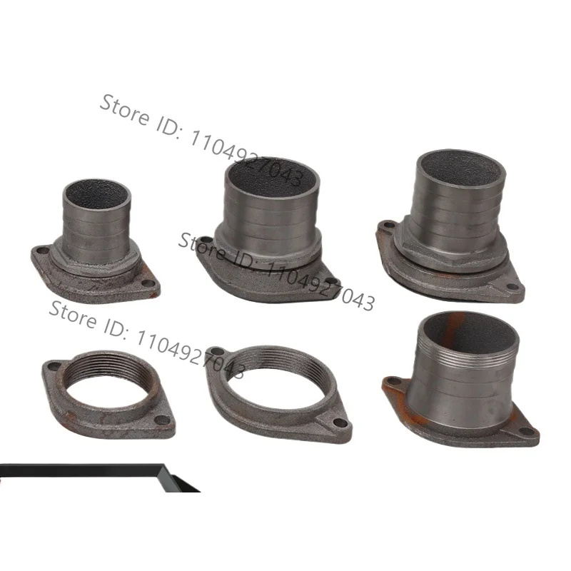 Submersible pump outlet connector 2 inch 3 inch 4 inch sewage pump large to small direct connection two hole flange connector