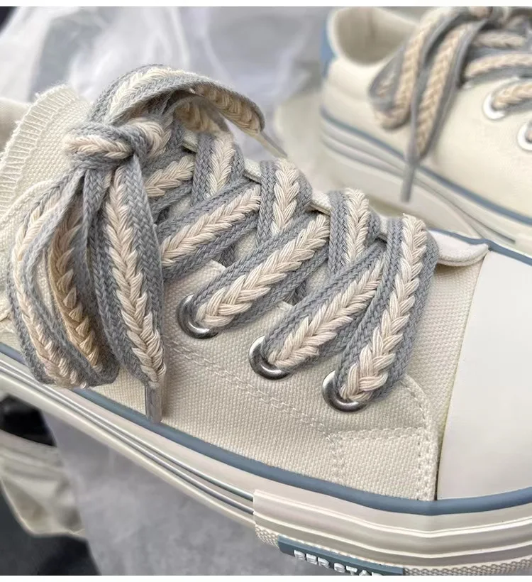 Platform Vulcanized Shoes Women Canvas Skate Shoes Casual Flats Sneakers Female Fashion Comfort Slip-on Sneakers Zapatos Mujer