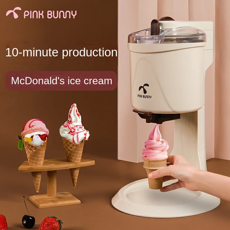 Casa Ice Cream Maker para crianças, Fruit Cone Maker, Pequena Máquina Automática de Sorvete, Mini Ice Cream Maker