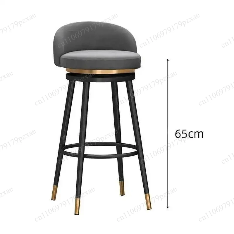 Modern Minimalist Counter‑Height Bar Stools, Comfortable Nordic‑Style Chairs for Restaurant and Garden