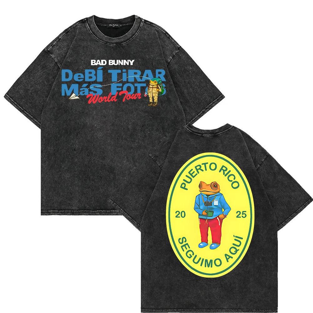 Bad Bunny Debí Tirar Más Fotos World Tour 2025 2026 T Shirt Men