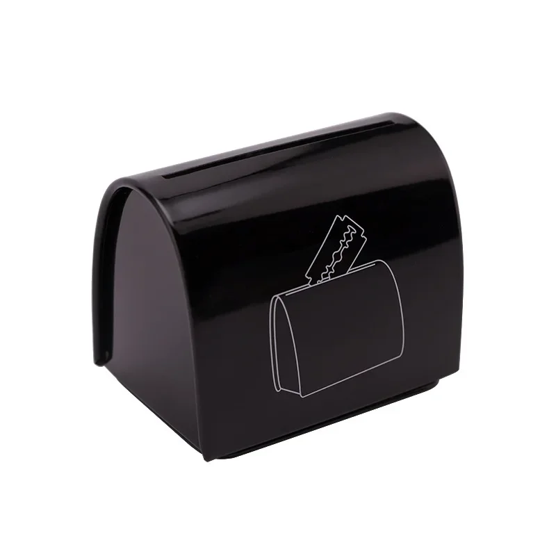 

Barbershop Blades Dispenser Razor Disposal Storage Case Salon Recycling Box Used Safety Storage Container stainless steel Box