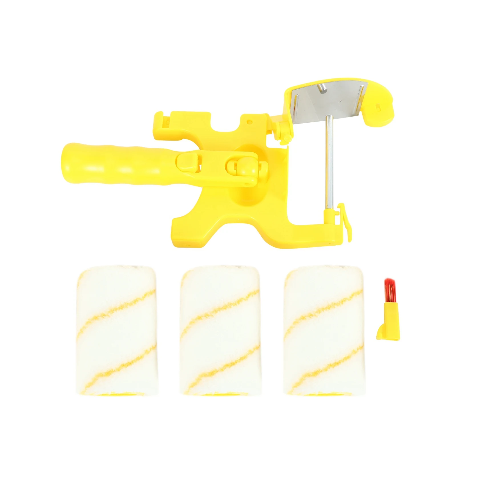 A27F-12Pcs Paint Edger Roller Brush Tools Portable Clean-Cut Brush For Home Wall Ceilings