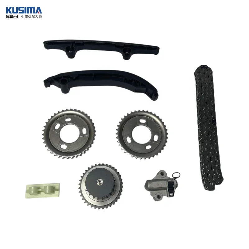 Factory OEM quality 8Pcs Timing Chain Kit for Ford Transit V348 2.2L 2006-2012 Ranger 2.2L  timing tensioner sprocket