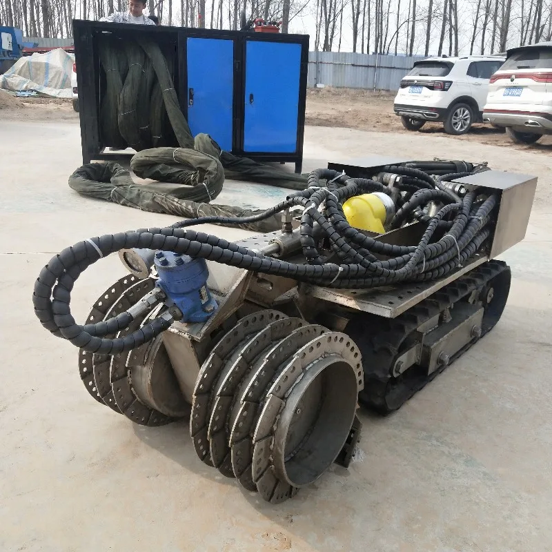 Mini-Tauch-Baggerroboter Wasserdichtes Fahrgestell mit Raupenantrieb Professioneller Baggerroboter
