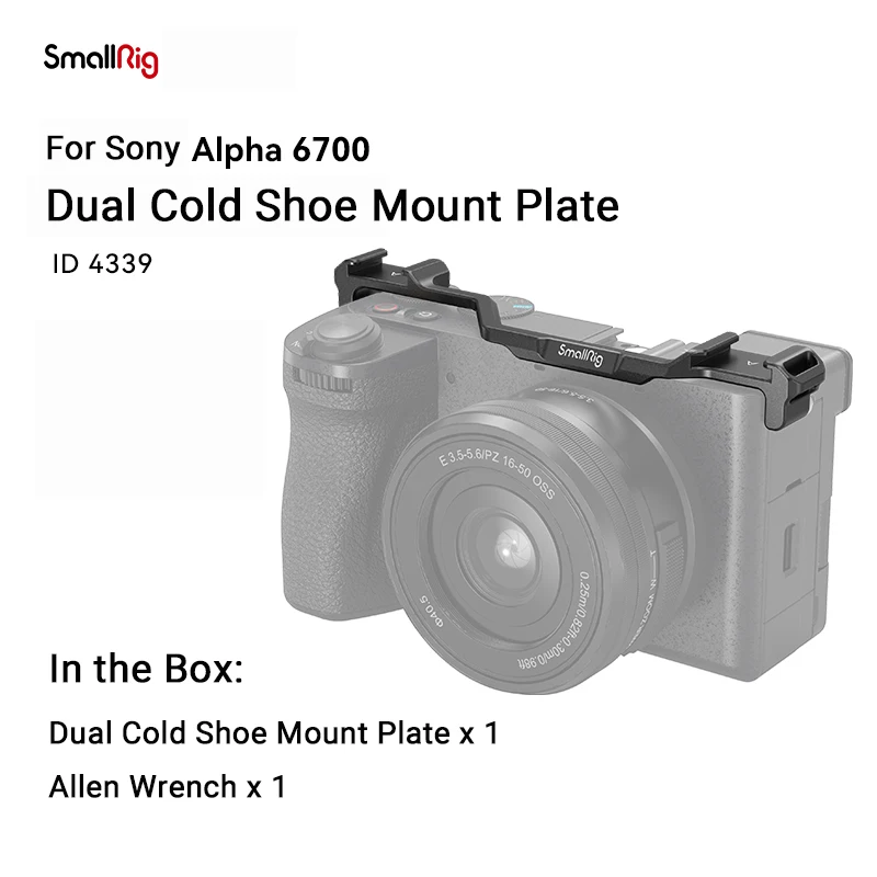 SmallRig A6700 ケージキット Sony Alpha 6700 用 Arca 用内蔵クイック