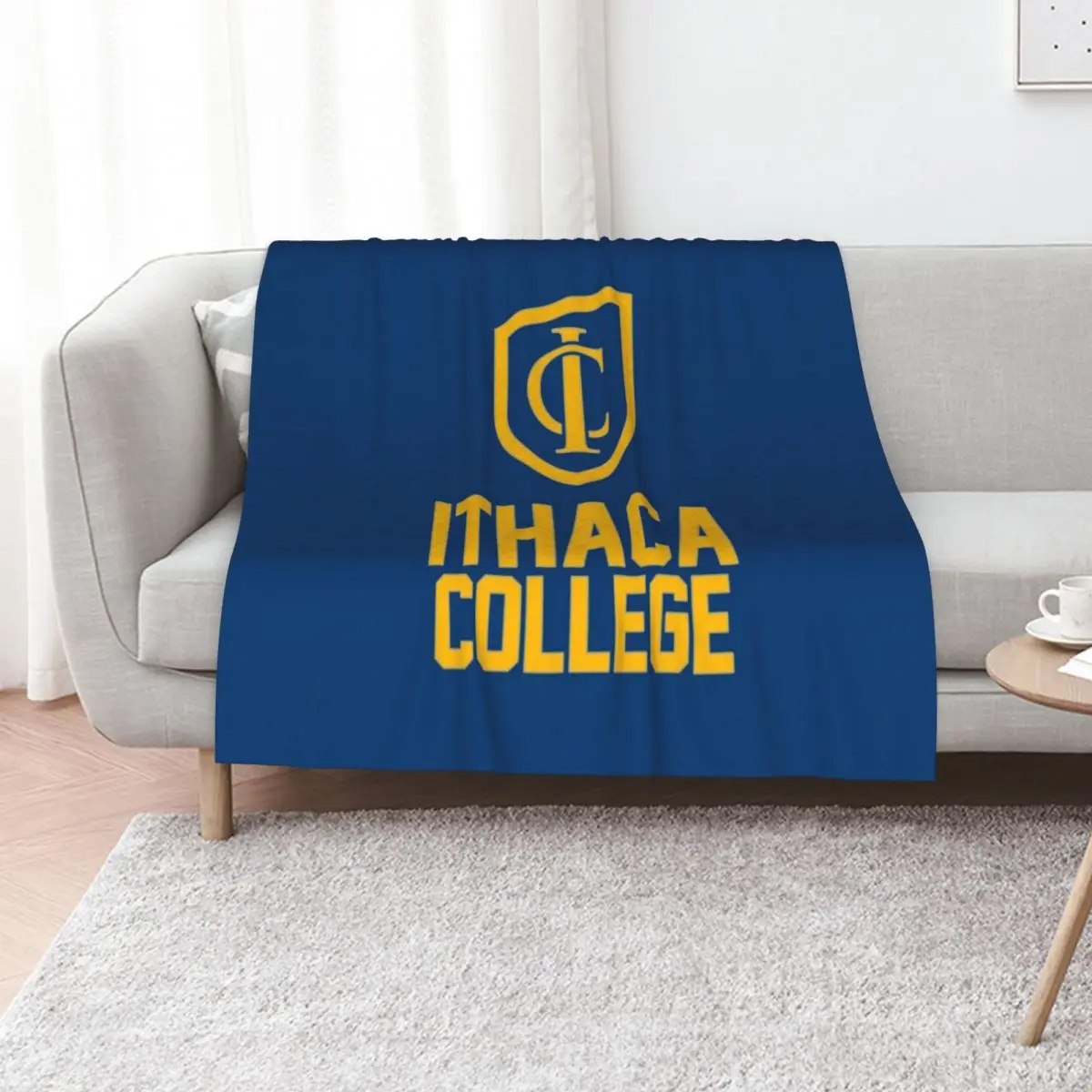 

Ithaca College Throw Blanket Warm Comfortable Blanket for Office Napping