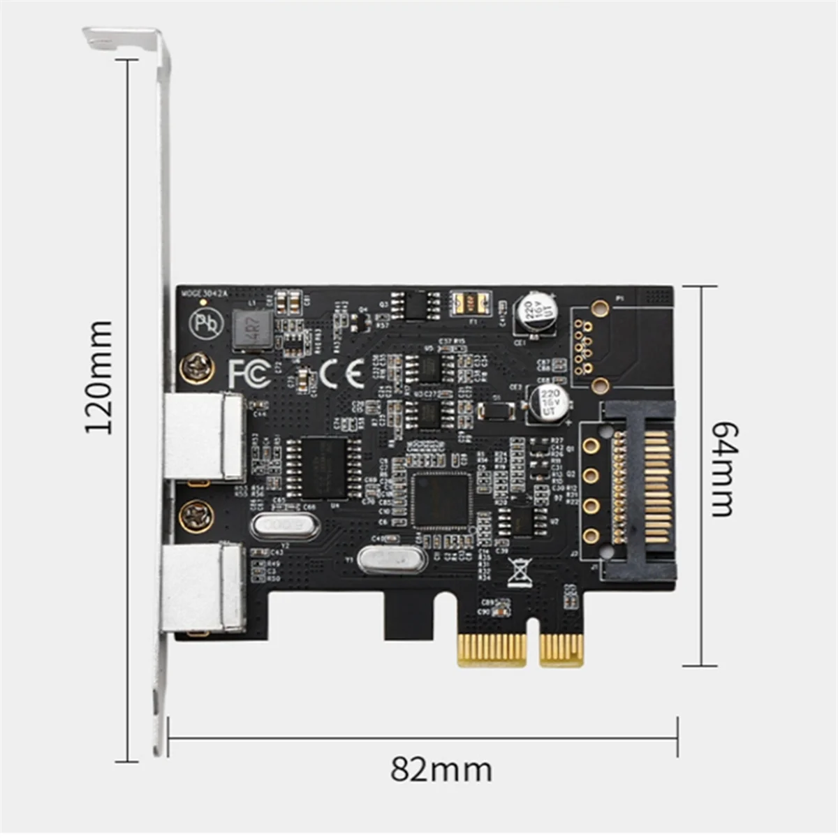 

Карта расширения PCIE на PS/2 с диагональю 2025+ для PS2, мыши, клавиатуры, адаптер PCI-E с круглым портом для настольного ПК, карта расширения PS2