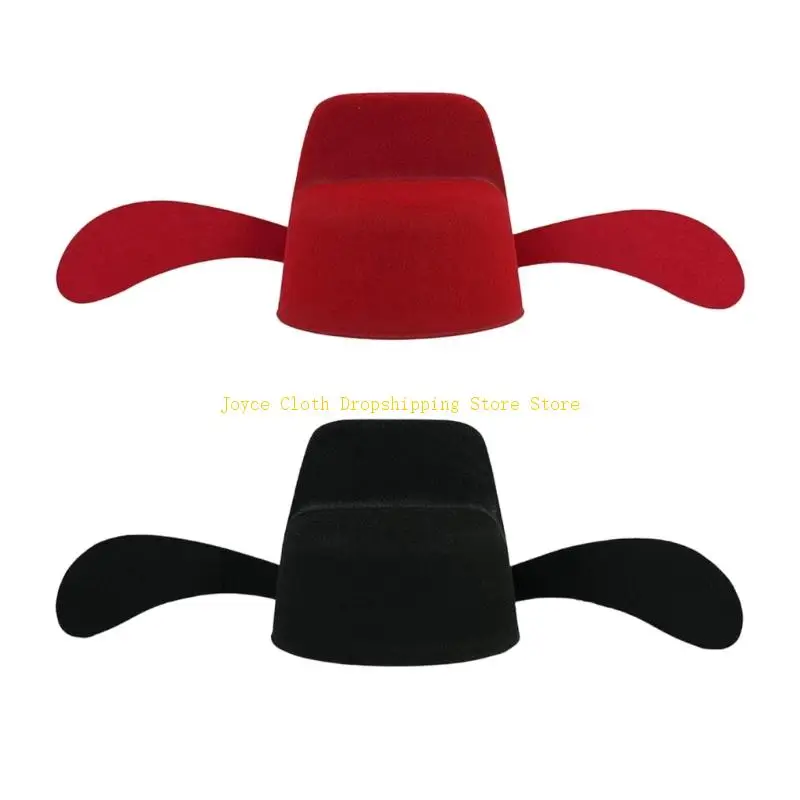 

Scholar Costume Hat Practical Fabric Cosplay Hats Travel Accessory for Adults 10CD