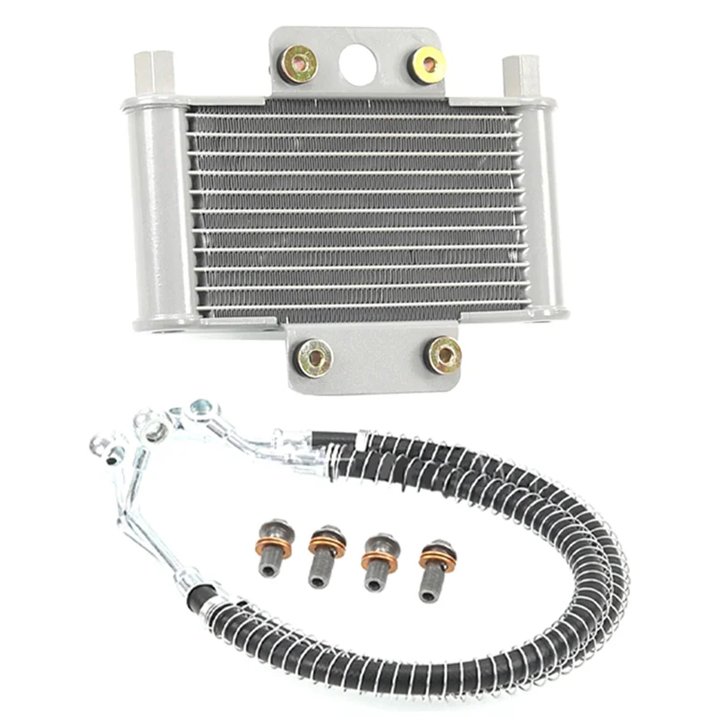 Motorcycle Radiator Engine Oil Cooler Dirt Pit Bike for 150-250Cc Husqvarna Motocross GY6 Oil Cooler