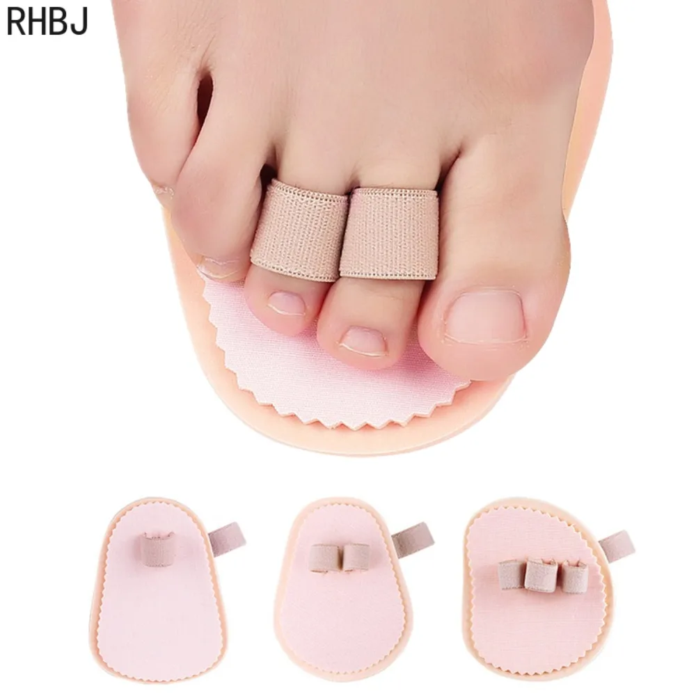 1 Piece Unisex Toe Cushions Protector Separator Support Hammer Pads Temporary Corrector Straightener Bunion Guard Foot Spacers