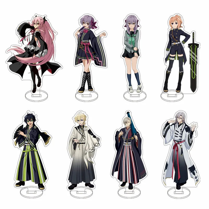 Anime Seraph Of The End 15cm Acrylic Stand Keychain Mikaela Hyakuya Yuuichirou Hyakuya Accessories Decor Gifts Desktop