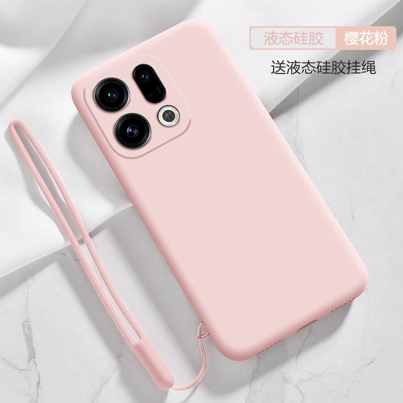 حافظة حامل حلقي من السيليكون السائل لهاتف OPPO Find X9 Pro Lens غطاء هاتف واقٍ للكاميرا لهاتف OPPO Find X9Pro