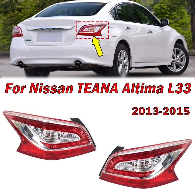 Car Accessories For Nissan TEANA Altima L33 2013 2014 2015 Left and Right Tail Light Turn Siganl Taillight Housing Without Bulb