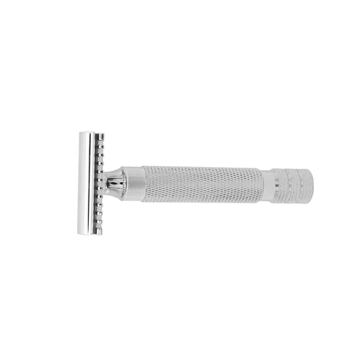 

Double Edge Safety Razor Stainless Steel Textured Handle Butterfly Style Fast Change Close Clean Shave No Burns Men Razor Shaver