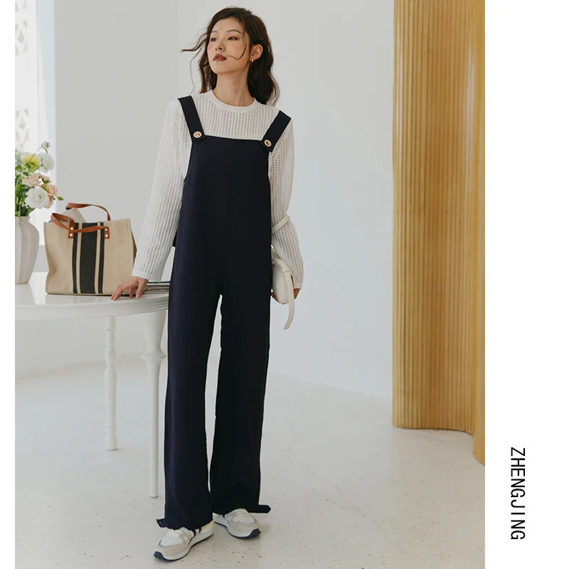 

Street Sle High Waist Straight Leg Trousers Women's Faionable High Rise Casual Suit Pants Dra Effect Long Pants