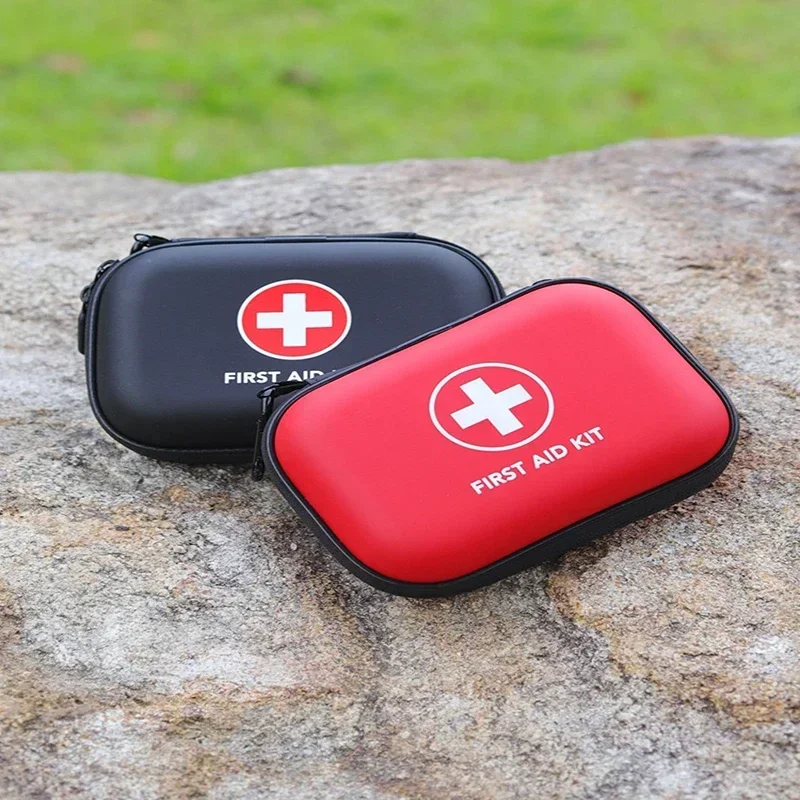 Portable Home First Aid Kit School Emergency Epidemic Prevention PU Waterproof First Aid Kit Car EVA Hard Shell Storage Kit