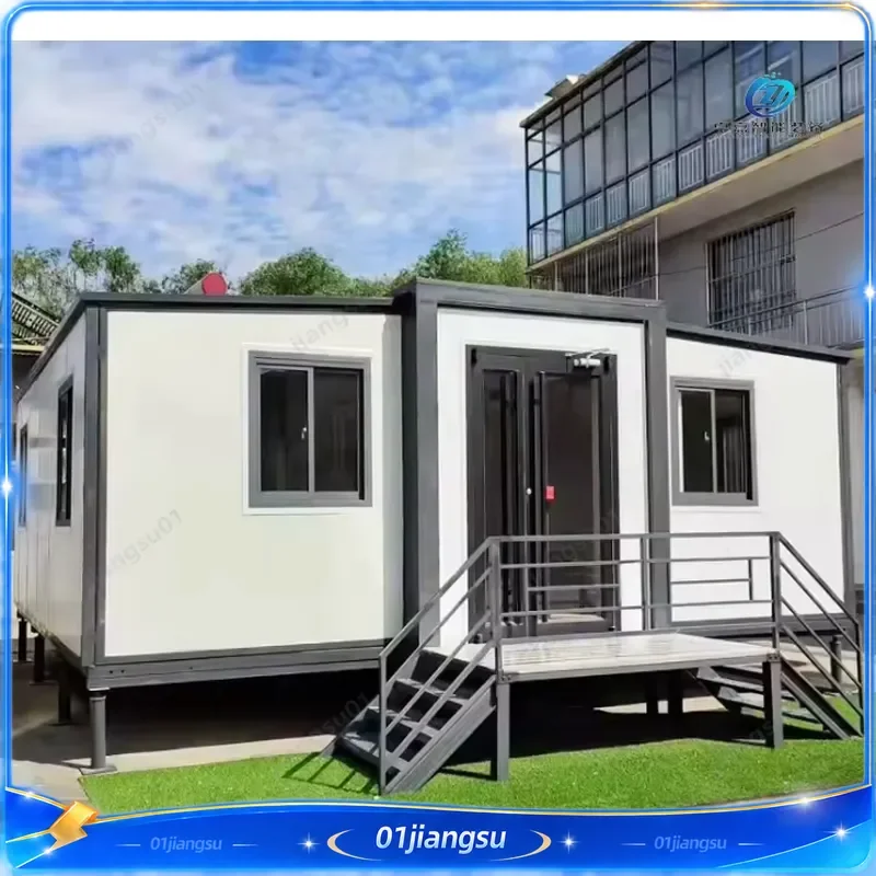 40ft Expandable Container House Waterproof Thermal Insulated Prefab Home Modern Design Easy Install Portable Office Building