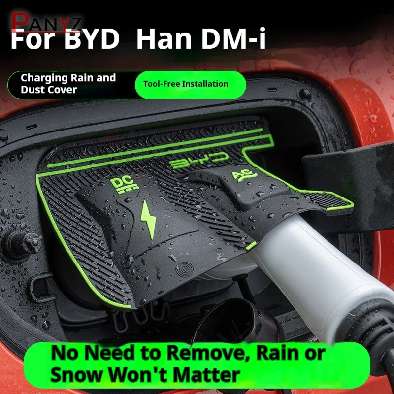 For BYD Han L DMI L EV SEAL 05 DMI 55KM 120KM Dedicated New Energy Car Charging Port Waterproof Protector Cover Gun Rain Cover