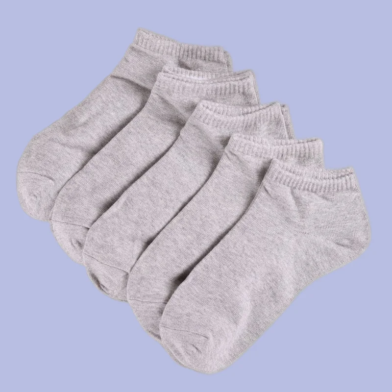 Chaussettes dépistolet antes à tube bas pour hommes, bouche peu profonde fine, chaussettes courtes d'été, chaussettes de bateau de sport en coton solide, nouveau, 5/10 paires, 2024