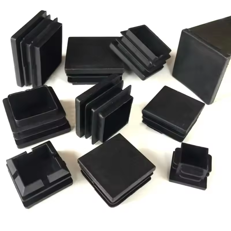 Square Plastic Black Blanking End Caps Furniture Leg Tube Pipe Inserts Plugs Bung Decorative Dust Cover 20x20mm-40x40mm - Image 4