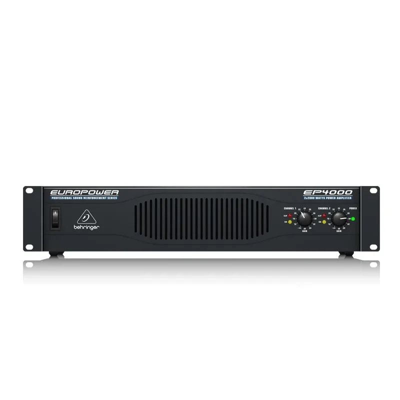 

Behringers EP4000 Professional 4000 Watt Stereo Class Ab Power Amplifier Stage Amplifier