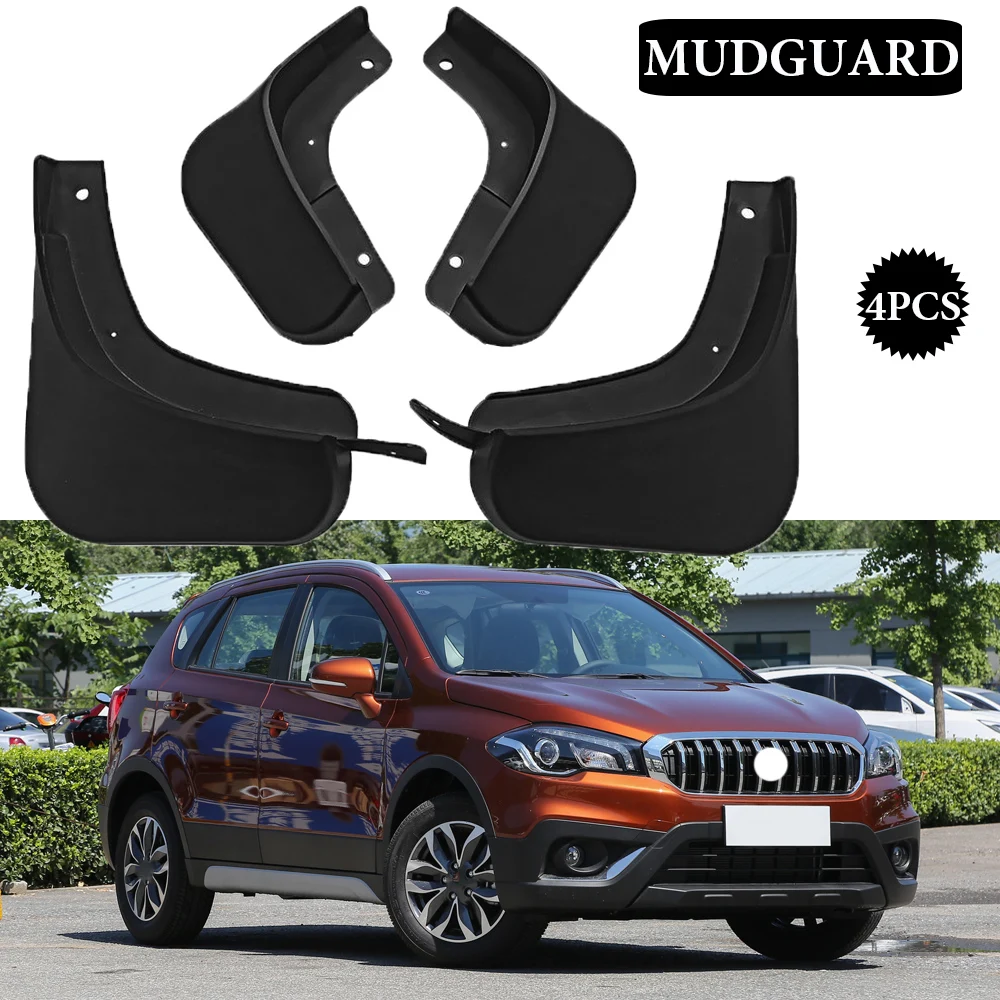 

Car-styling Mudguards for Suzuki S-Cross SX4 2014~2019 Mudflap Fender Mud Flaps Guard Splash Flap Car Accessories