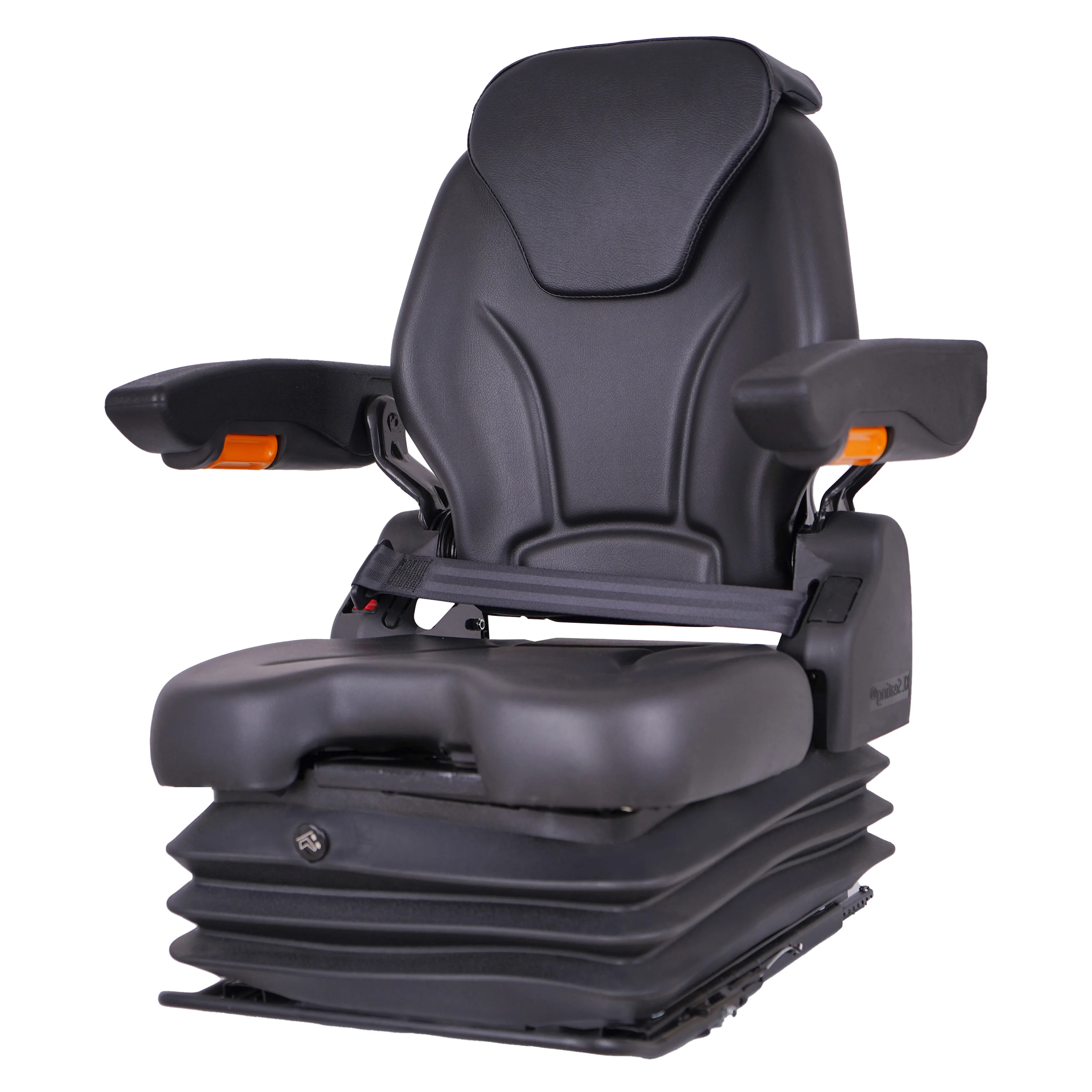 Low Suspension Tractor Seat Adjustable Backrest Arm Rests Forklift Mechanical Suspension Riding Mower