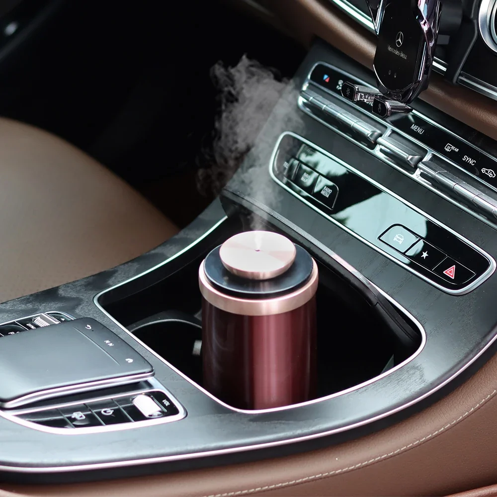 Hot Sale Portable Auto Air Freshener Smart Essential Oil Aromatherapy Nebulizer Car Waterless Scent Aroma Diffuser