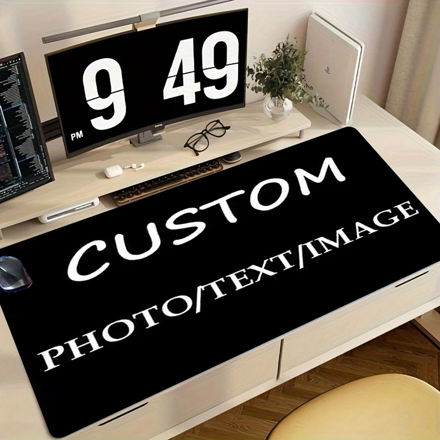 

Custom Photo Gaming Mouse Pad Personalized Large Extended Desk Mat DIY Your Own Image Non-Slip Base