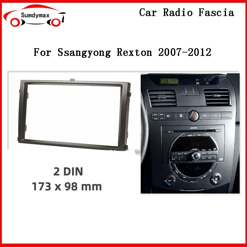 

Автомобильный радиоприемник для Ssangyong Rexton 2007-2012, автомобильный мультимедийный плеер, стерео панель, рамка, адаптер, монтажный комплект