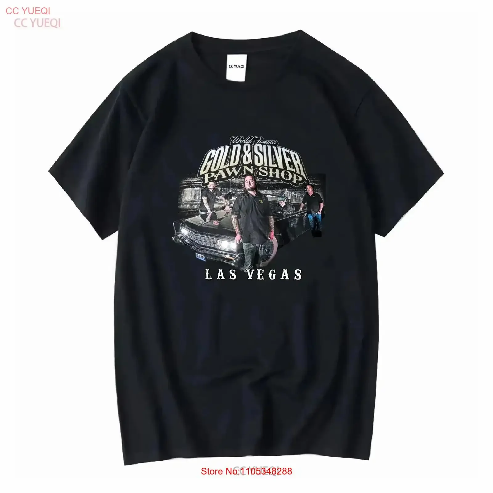 World Famous Gold Silver Pawn Stars XL T shirt TV Show Las Vegas vintage Washed Top For Everyday Wear designer clothes vintage