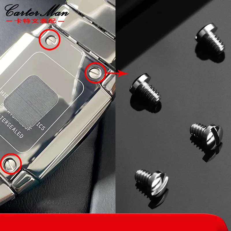 Uhren zubehör für Rado Silber Diamant Serie Rückseite Abdeckung Schraube grobe Diamant feine Diamant Uhr untere Abdeckung Schraube