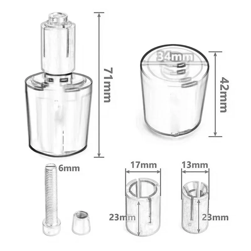ل SYM كروزيم 125 180 300 GTS 250i 300i Maxsym 400 600 jet 14 125 TG دراجة نارية المقود القبضات بار ينتهي غطاء 22 مللي متر مقبض #2
