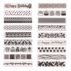 26 Styles 15x3cm Embossing folder Plastic Template for DIY Scrapbooking Craft Photo Album Card Holiday Handmade Decoration