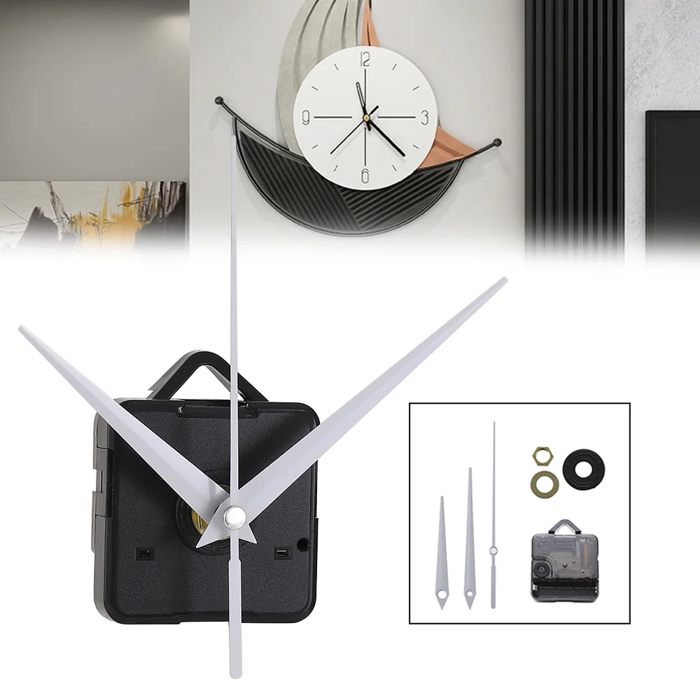 1 Set Hanging Quartz Repair Movement Clock Mechanism Parts Clock Parts with Needles DIY Quartz Watch Silent Wall Clock Movement