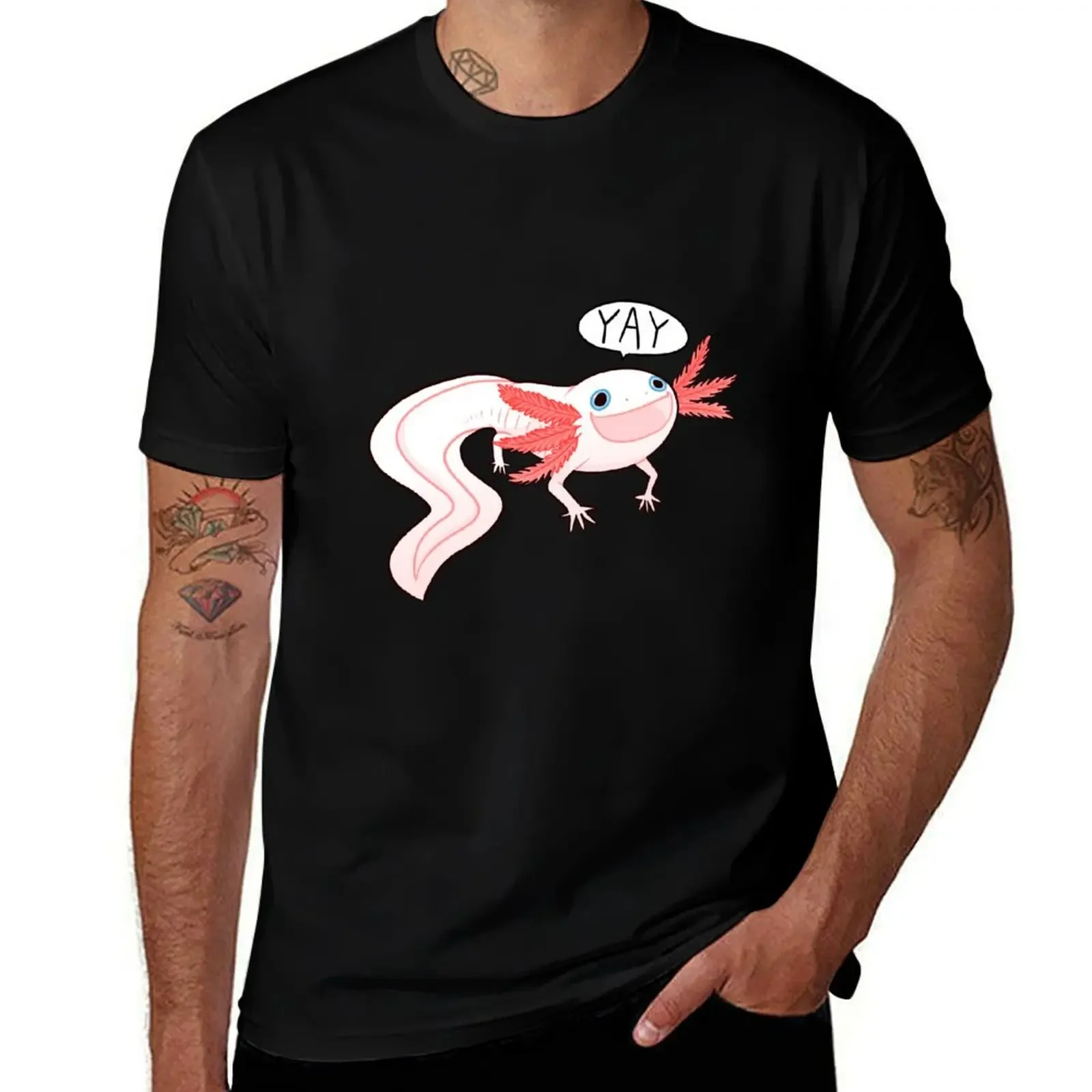 

Axolotl T-Shirt blacks Blouse cheap stuff mens white t shirts