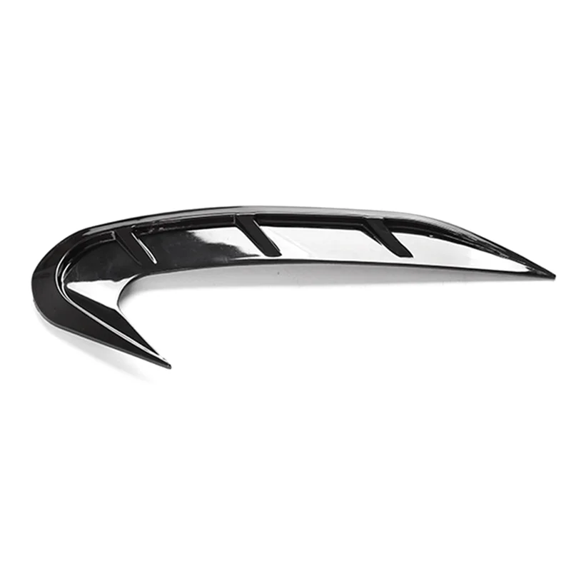 

Black Headlight Eyebrow Cover Fog Light Wind Knife Trim For - A3 A3L 2021 2022 Replacement