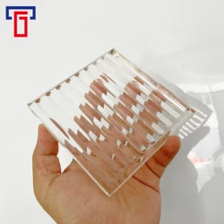 Acrylic Display Stand, Tongue Nail, Straight Rod, High Permeability Polishing Slot Display Stand