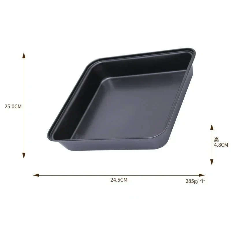 Black Carbon Steel Rectangular Baking Tray Loaf Toast Bread Cake Bakeware DIY Pastry Nonstick Mold Pan Dish Kitchen Tools