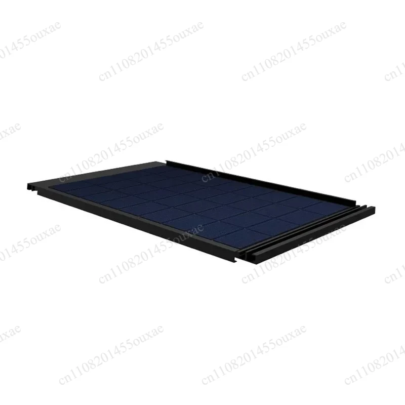 New BIPV Solar Shingle Waterproof Photovoltaic Solar Roof Tile for House Building