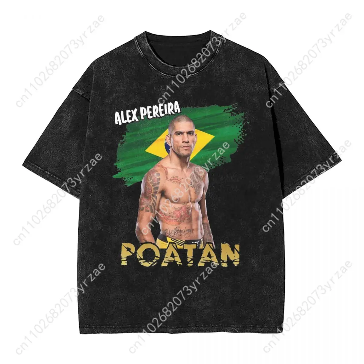 알렉스 페레이라 레트로 워시 티셔츠 남성 여성 고품질 빈티지 티셔츠 코튼 반팔 패션 티셔츠 부드러운 통기성 탑스