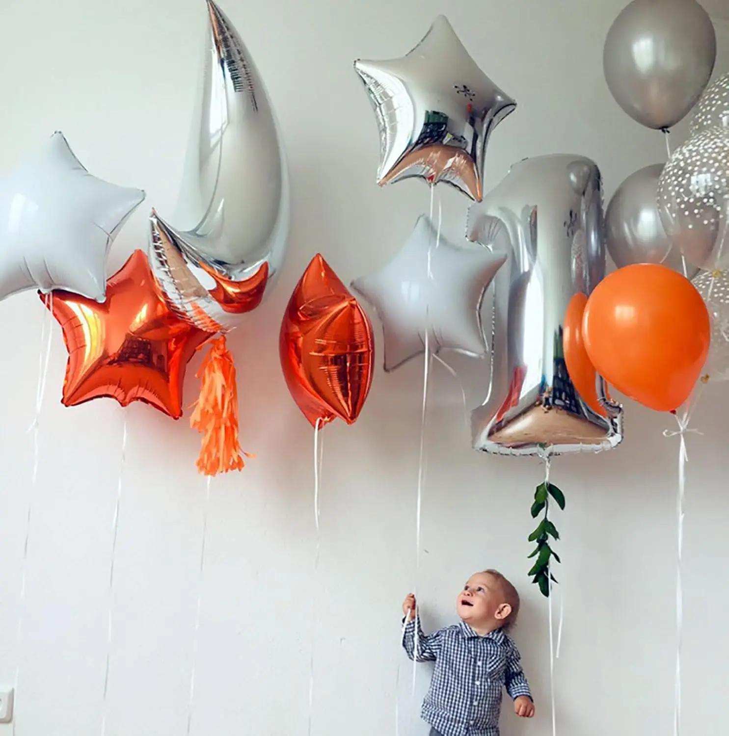 10 Stück Stern-Folienballons, 45,7 cm, Mattgold, cremefarben, Sternform, Folien-Mylar-Luftballons, Geburtstag, Hochzeit, Abschlussfeier, Weihnachten, Helium, Globos – Detail 3